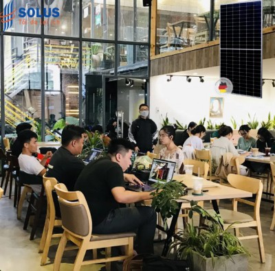 Hệ thống điện mặt trời quá cà phê