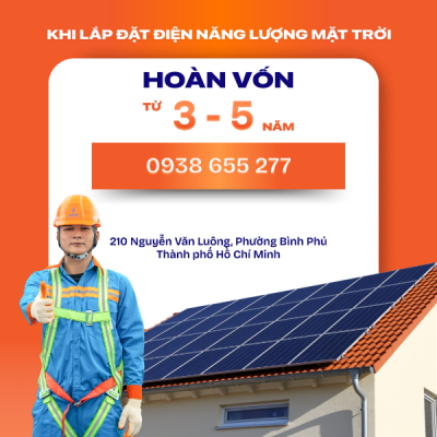 ĐẦU TƯ ĐIỆN MẶT TRỜI – HOÀN VỐN CHỈ TỪ 3–5 NĂM CÙNG SOLUS
