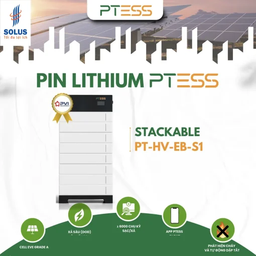 PTESS Stackable PT-HV-EB-S1 Áp Cao