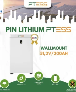 PTESS Wallmount 51,2V/200Ah Áp thấp