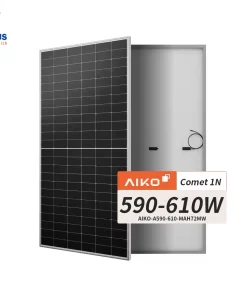 Tấm Pin NLMT Aiko Comet 1N ABC N-Type A590-A610 MAH72Mw